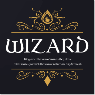 RPG Wizard Wizard Dungeons Crawler and Dragons Slayer Posters and Art
